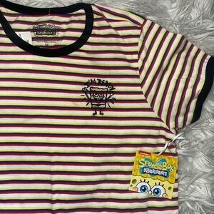 hot topic spongebob square pants tee
